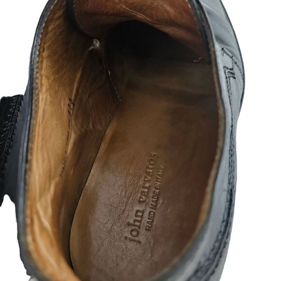John Varvatos black shoes for men made in Italy main image 6